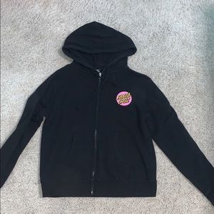 Santa Cruz zip up hoodie
